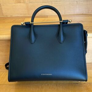 Strathberry midi leather tote
